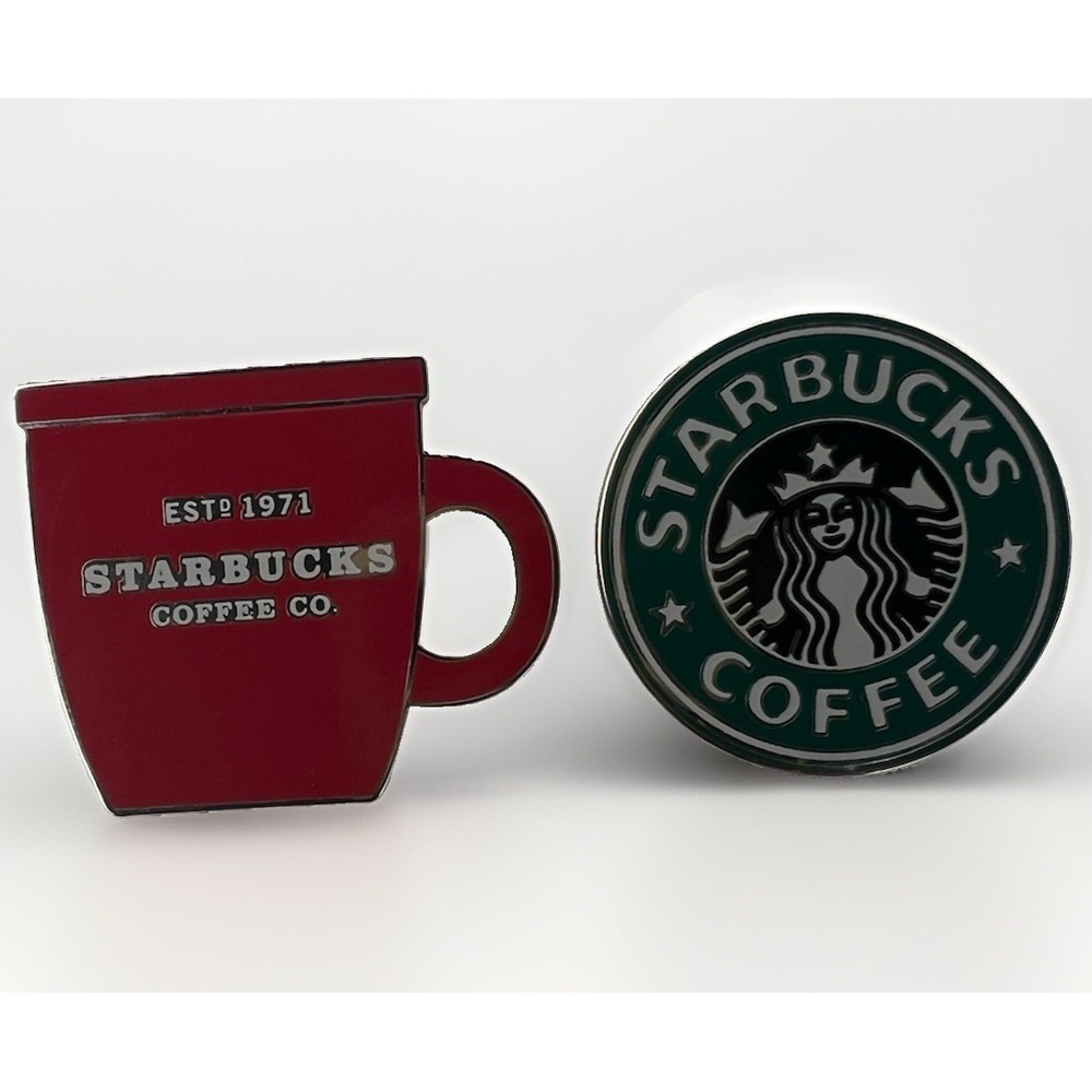 Starbucks 2003 First Edition Collector Pin Lot Red Mug Siren Logo Vintage